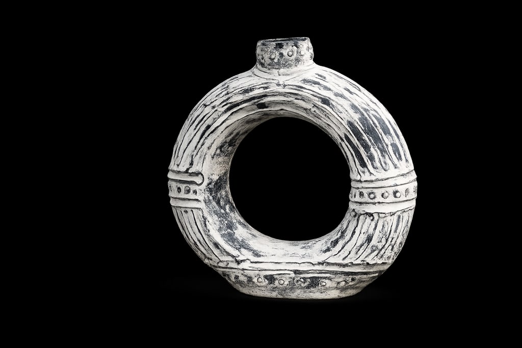 Handcrafted ceramic pot